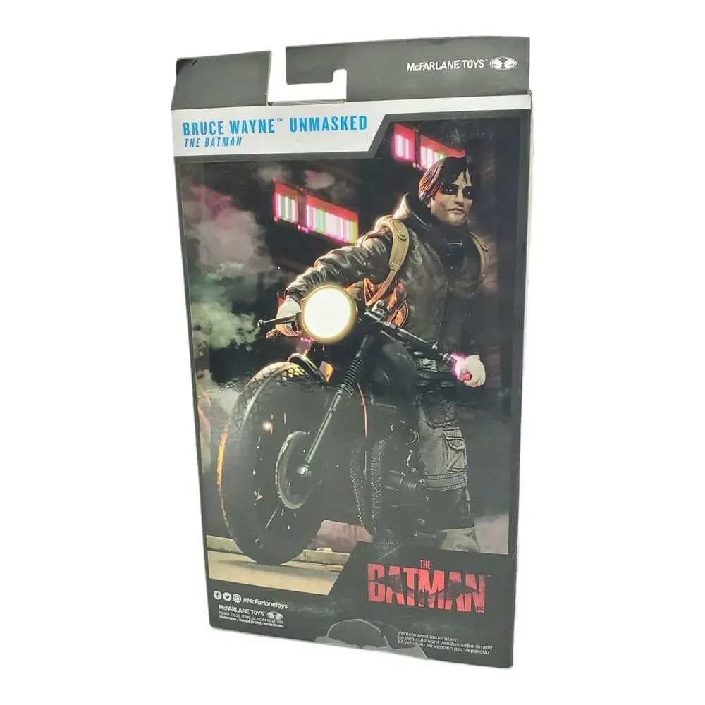 BRUCE WAYNE UNMASKED Action Figure DC MULTIVERSE THE BATMAN McFarlane Toys